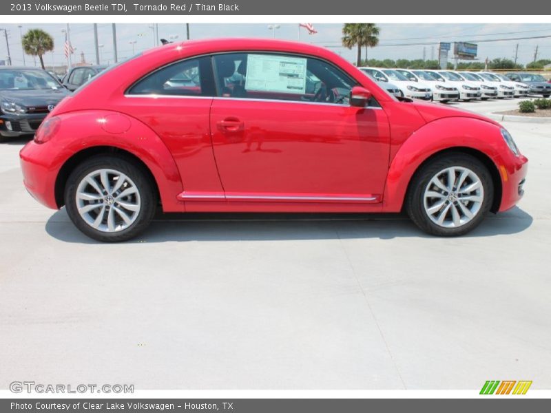 Tornado Red / Titan Black 2013 Volkswagen Beetle TDI