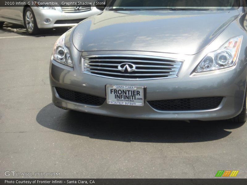 Graphite Shadow / Stone 2010 Infiniti G 37 Convertible