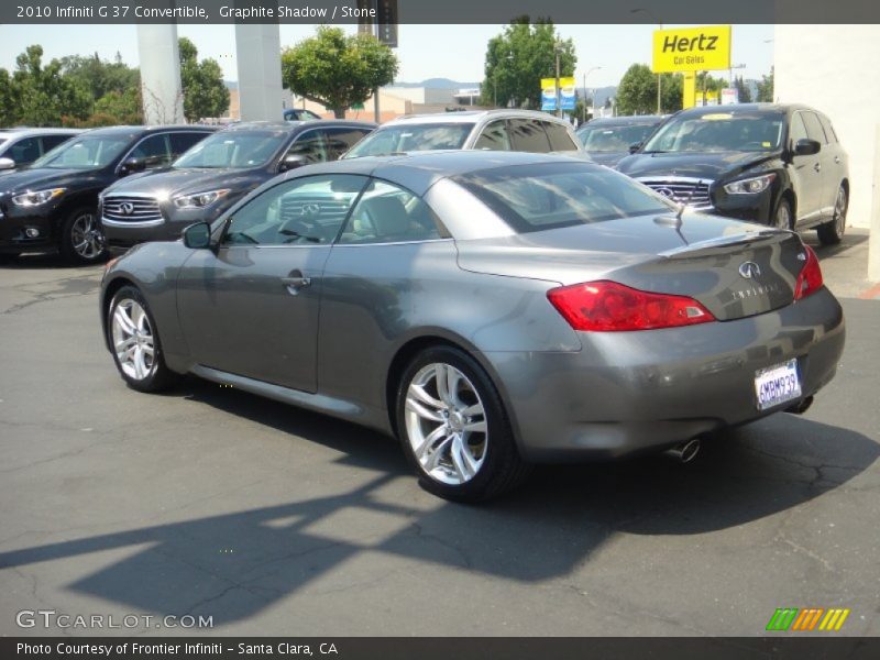 Graphite Shadow / Stone 2010 Infiniti G 37 Convertible