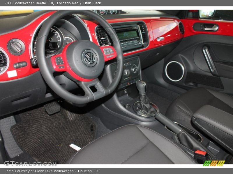Tornado Red / Titan Black 2013 Volkswagen Beetle TDI