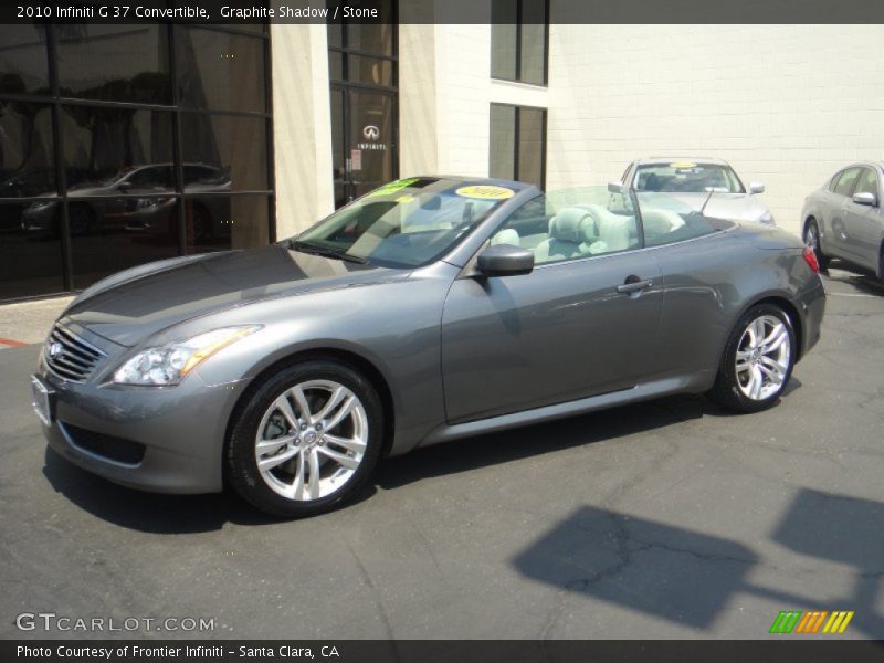 Graphite Shadow / Stone 2010 Infiniti G 37 Convertible