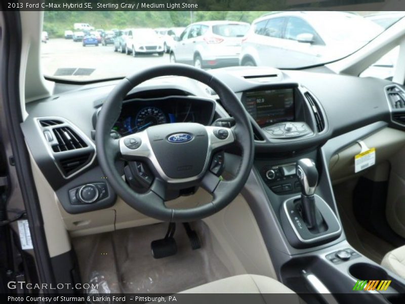 Sterling Gray / Medium Light Stone 2013 Ford C-Max Hybrid SE