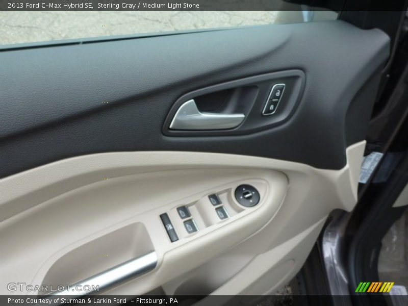 Sterling Gray / Medium Light Stone 2013 Ford C-Max Hybrid SE