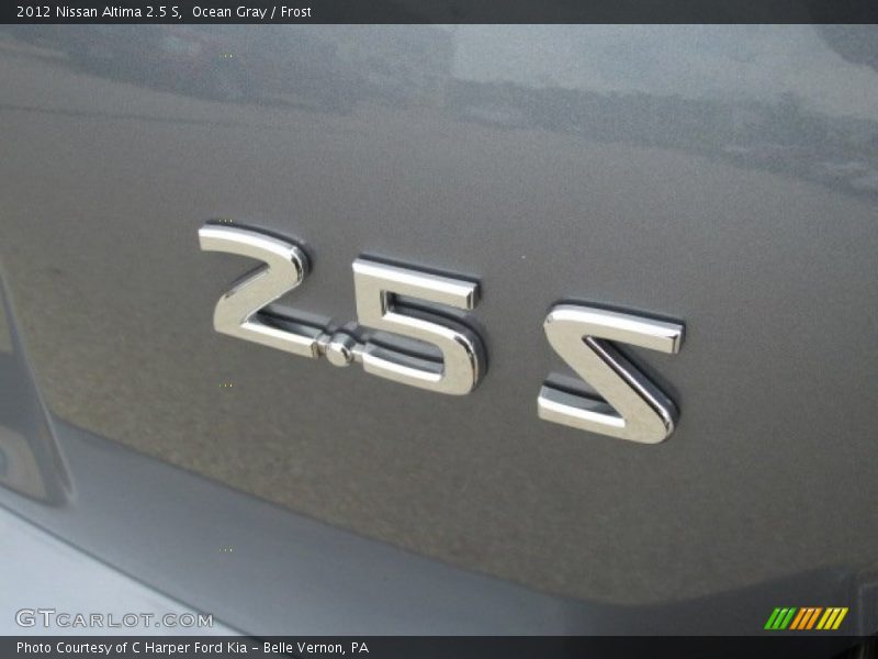 Ocean Gray / Frost 2012 Nissan Altima 2.5 S