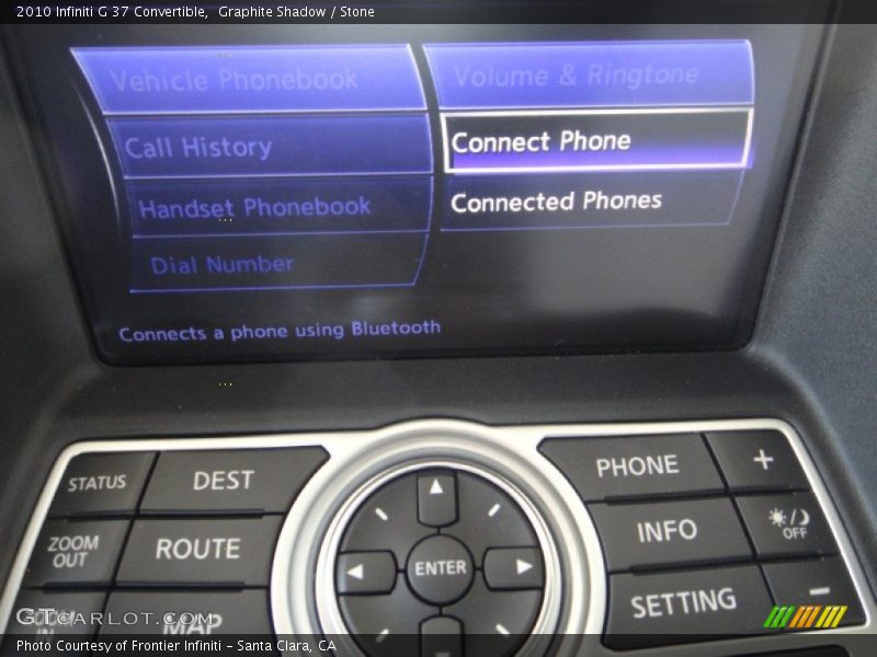 Graphite Shadow / Stone 2010 Infiniti G 37 Convertible