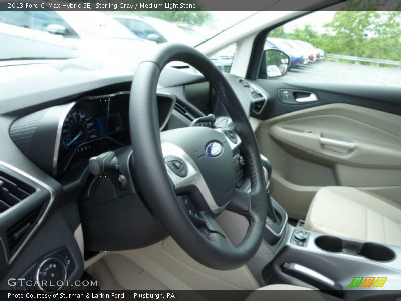 Sterling Gray / Medium Light Stone 2013 Ford C-Max Hybrid SE