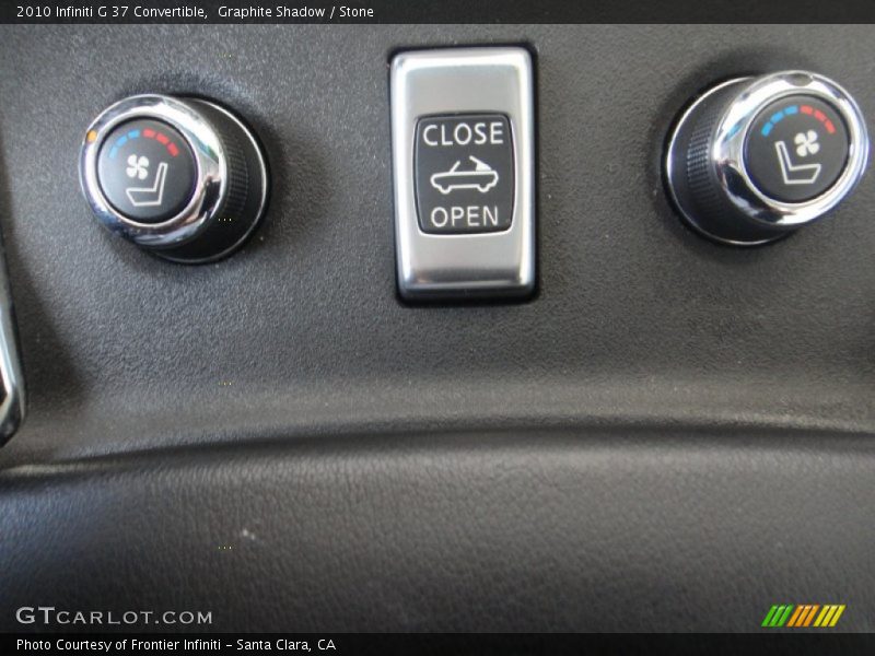 Graphite Shadow / Stone 2010 Infiniti G 37 Convertible