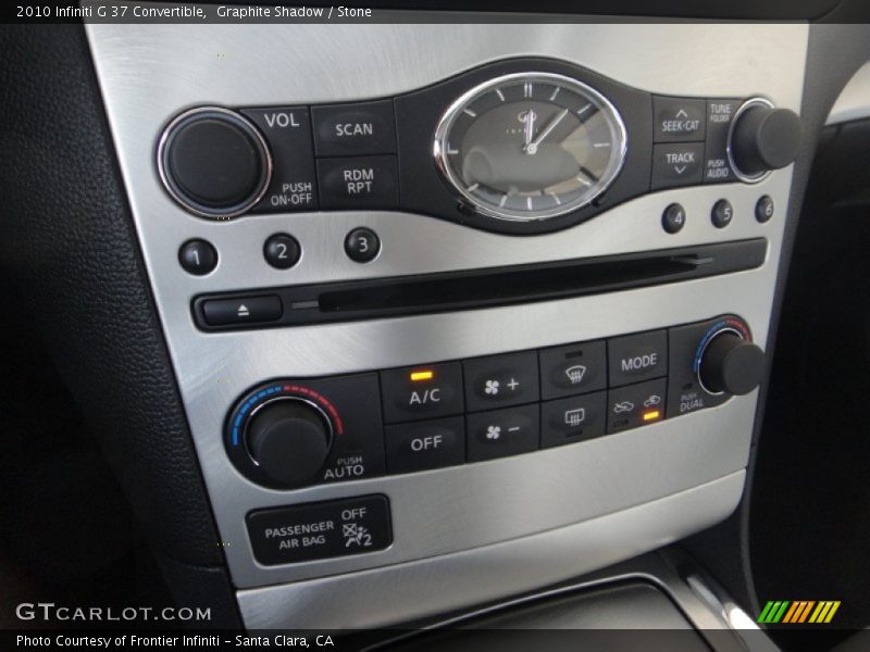 Graphite Shadow / Stone 2010 Infiniti G 37 Convertible