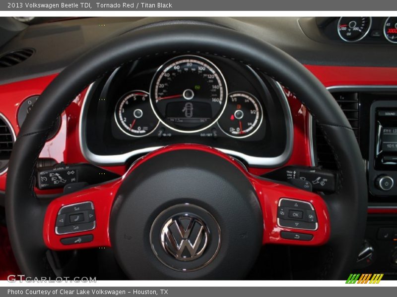 Tornado Red / Titan Black 2013 Volkswagen Beetle TDI