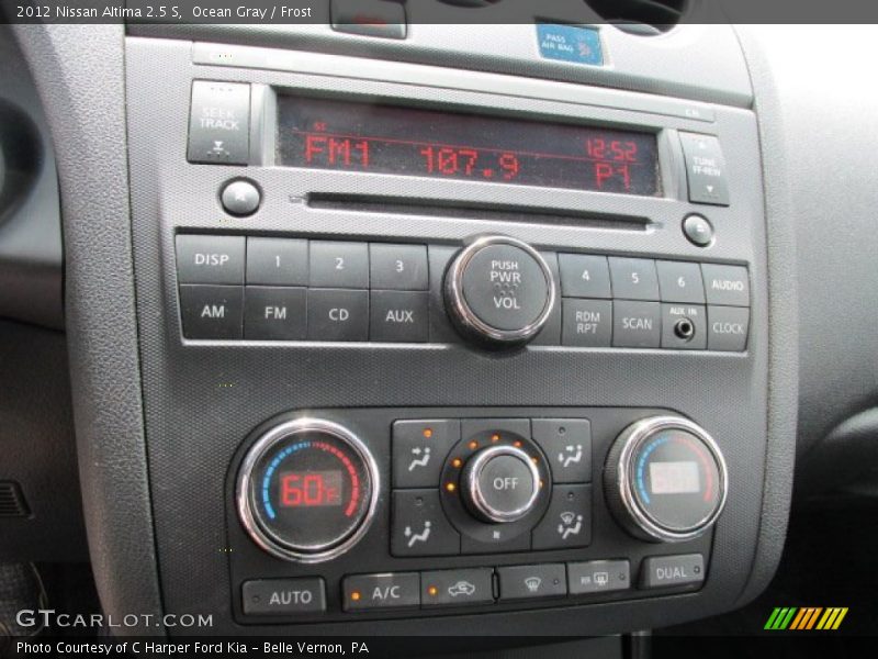 Ocean Gray / Frost 2012 Nissan Altima 2.5 S