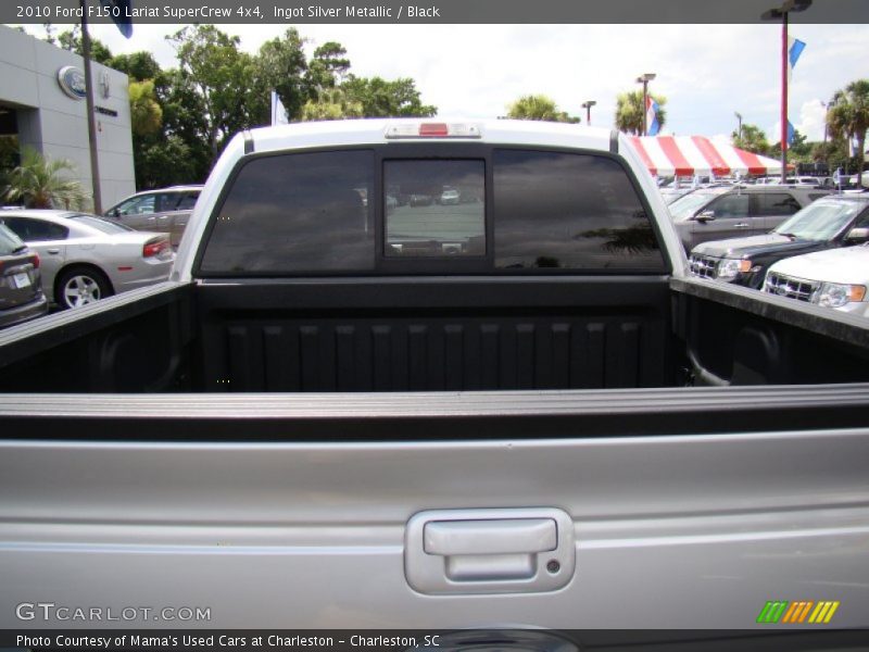 Ingot Silver Metallic / Black 2010 Ford F150 Lariat SuperCrew 4x4