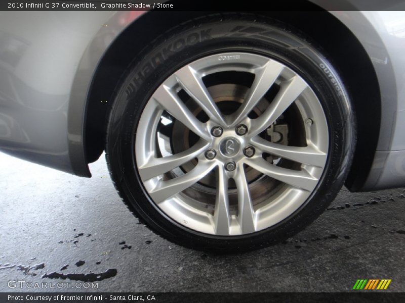 Graphite Shadow / Stone 2010 Infiniti G 37 Convertible