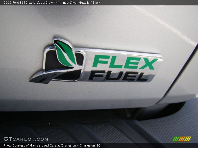 Ingot Silver Metallic / Black 2010 Ford F150 Lariat SuperCrew 4x4