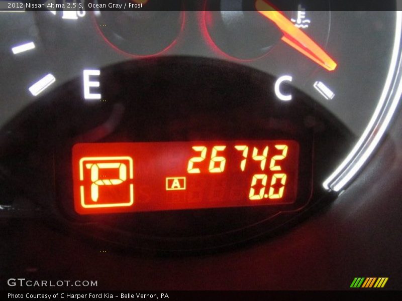 Ocean Gray / Frost 2012 Nissan Altima 2.5 S