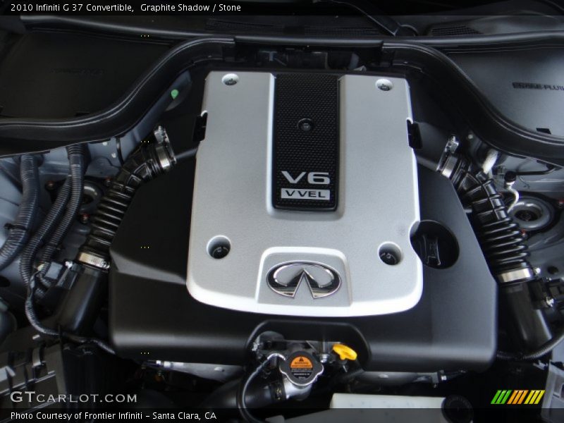 Graphite Shadow / Stone 2010 Infiniti G 37 Convertible