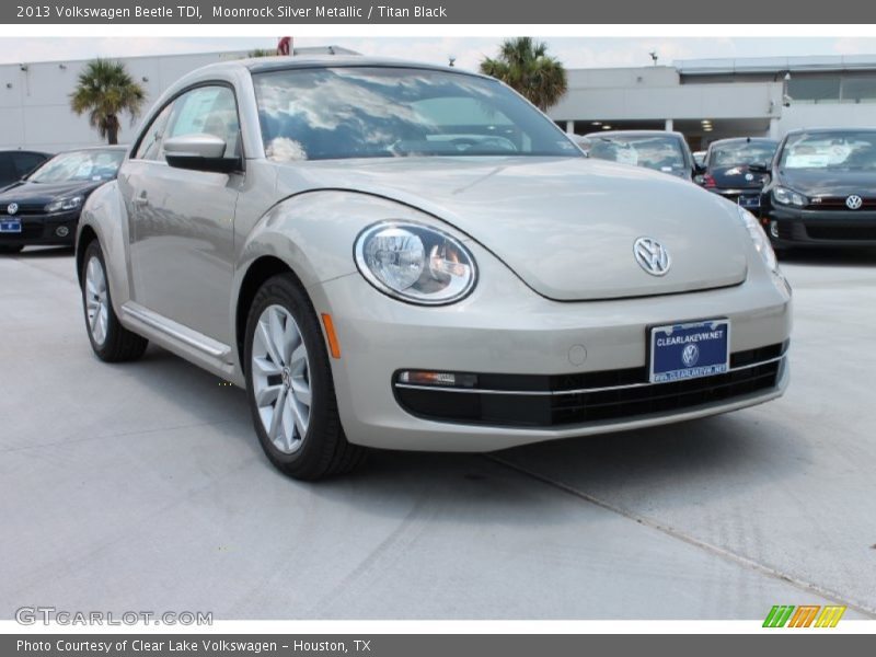 Moonrock Silver Metallic / Titan Black 2013 Volkswagen Beetle TDI