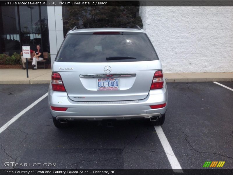 Iridium Silver Metallic / Black 2010 Mercedes-Benz ML 350