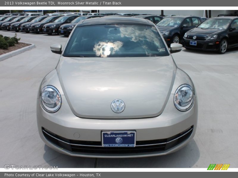 Moonrock Silver Metallic / Titan Black 2013 Volkswagen Beetle TDI