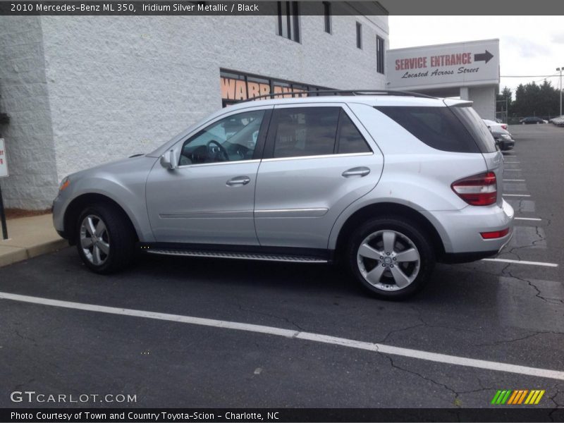 Iridium Silver Metallic / Black 2010 Mercedes-Benz ML 350
