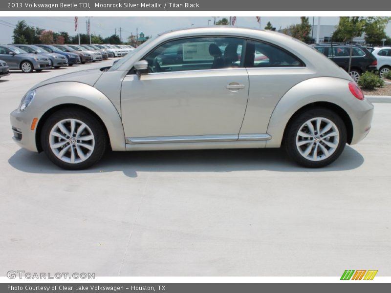 Moonrock Silver Metallic / Titan Black 2013 Volkswagen Beetle TDI