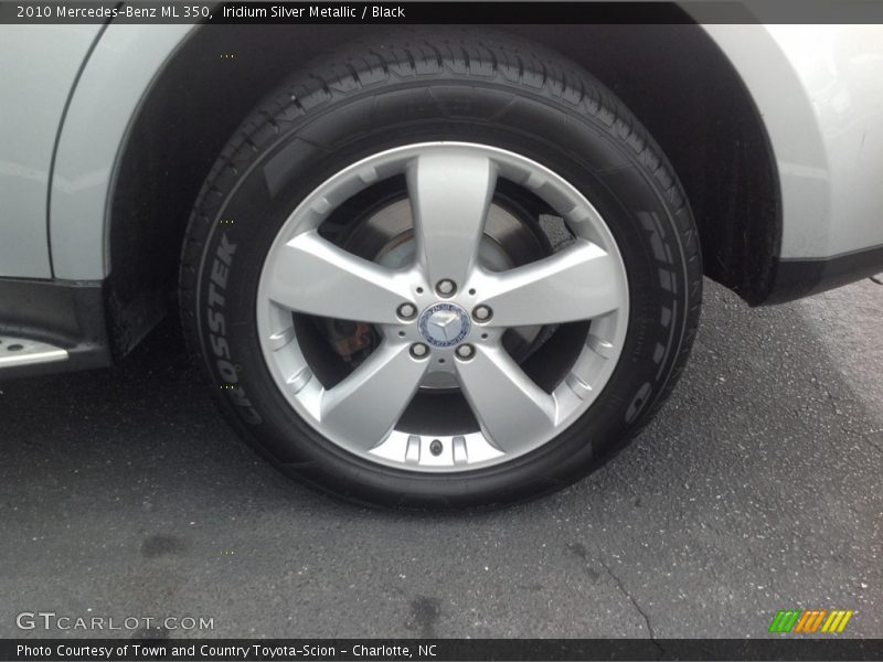Iridium Silver Metallic / Black 2010 Mercedes-Benz ML 350