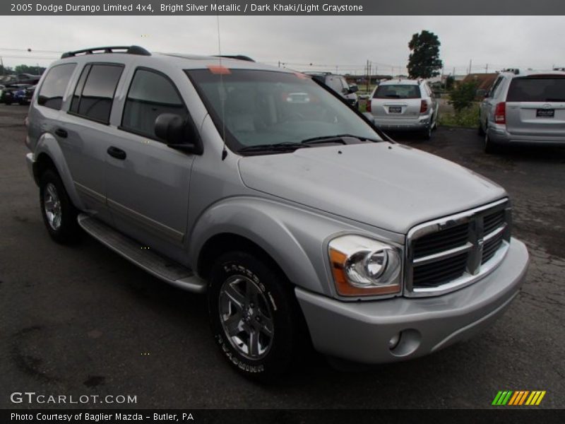 Bright Silver Metallic / Dark Khaki/Light Graystone 2005 Dodge Durango Limited 4x4