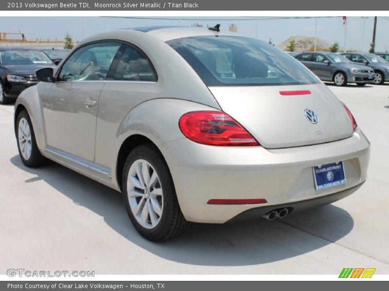 Moonrock Silver Metallic / Titan Black 2013 Volkswagen Beetle TDI