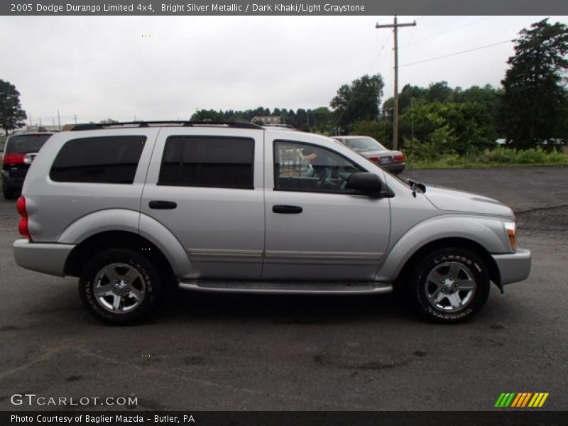 Bright Silver Metallic / Dark Khaki/Light Graystone 2005 Dodge Durango Limited 4x4