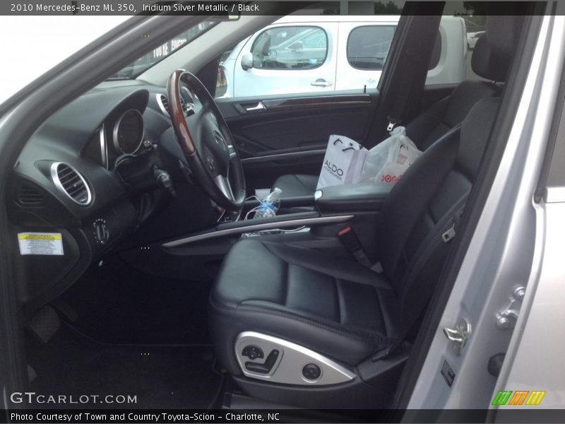 Iridium Silver Metallic / Black 2010 Mercedes-Benz ML 350