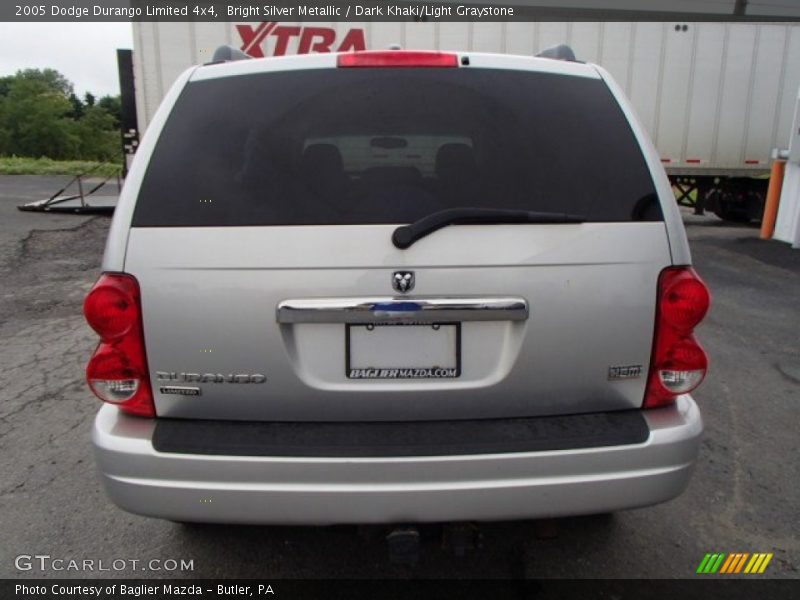 Bright Silver Metallic / Dark Khaki/Light Graystone 2005 Dodge Durango Limited 4x4
