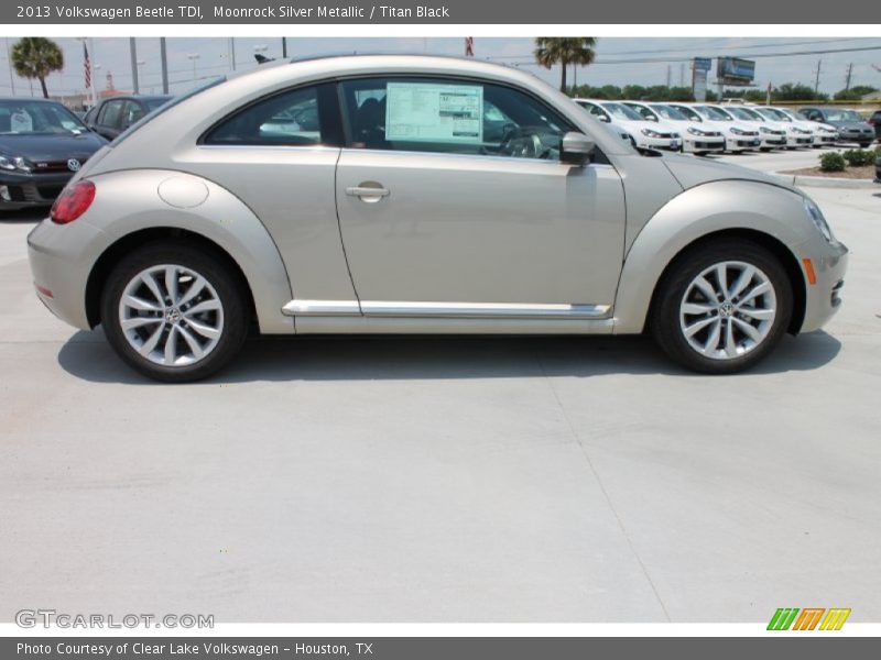Moonrock Silver Metallic / Titan Black 2013 Volkswagen Beetle TDI