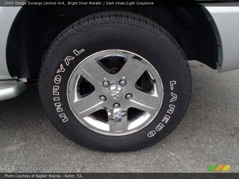 Bright Silver Metallic / Dark Khaki/Light Graystone 2005 Dodge Durango Limited 4x4