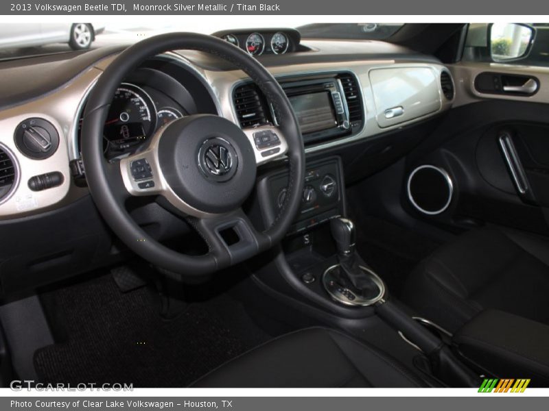 Moonrock Silver Metallic / Titan Black 2013 Volkswagen Beetle TDI