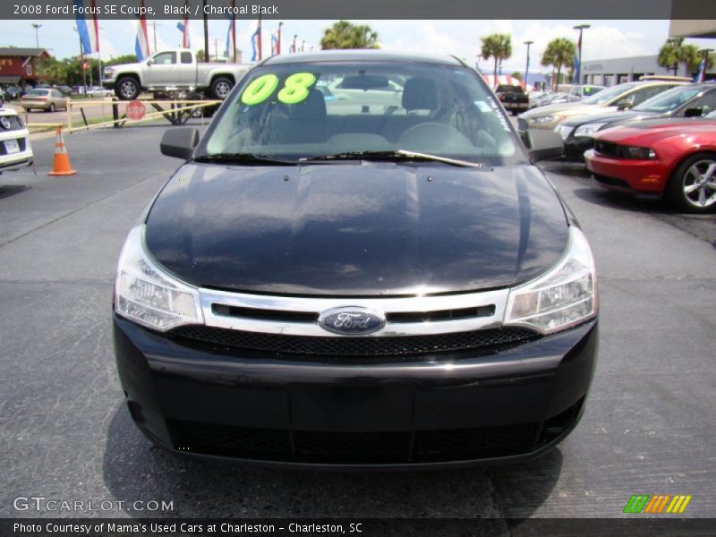 Black / Charcoal Black 2008 Ford Focus SE Coupe