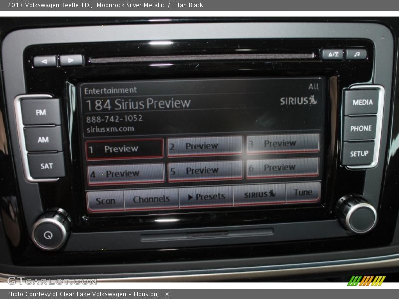 Moonrock Silver Metallic / Titan Black 2013 Volkswagen Beetle TDI