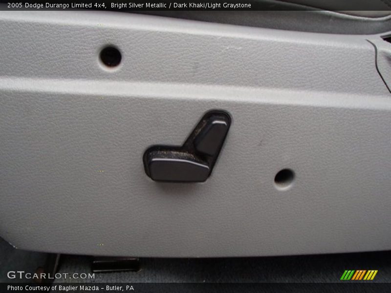 Bright Silver Metallic / Dark Khaki/Light Graystone 2005 Dodge Durango Limited 4x4