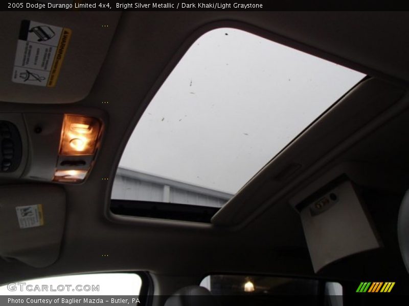 Bright Silver Metallic / Dark Khaki/Light Graystone 2005 Dodge Durango Limited 4x4