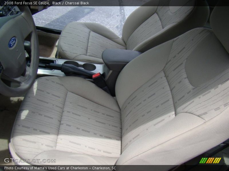 Black / Charcoal Black 2008 Ford Focus SE Coupe