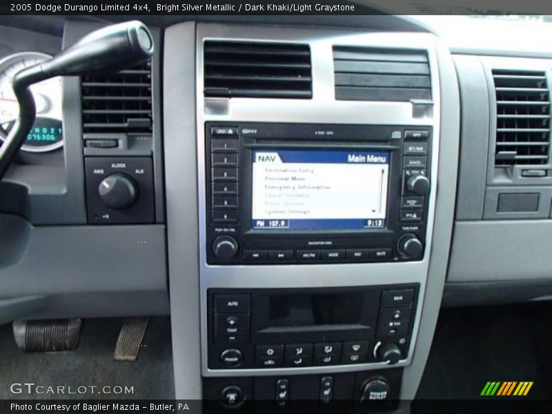 Bright Silver Metallic / Dark Khaki/Light Graystone 2005 Dodge Durango Limited 4x4