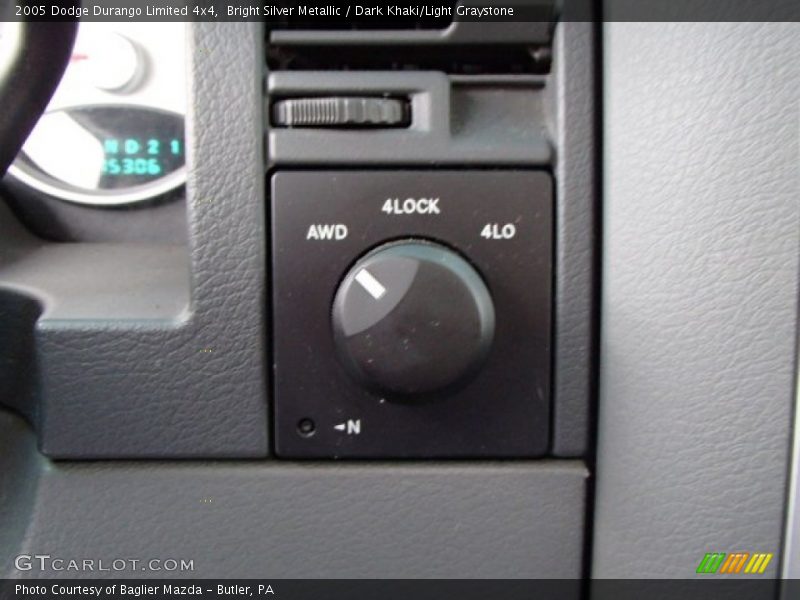 Bright Silver Metallic / Dark Khaki/Light Graystone 2005 Dodge Durango Limited 4x4