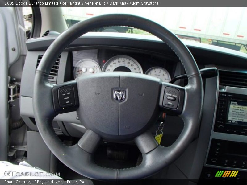 Bright Silver Metallic / Dark Khaki/Light Graystone 2005 Dodge Durango Limited 4x4