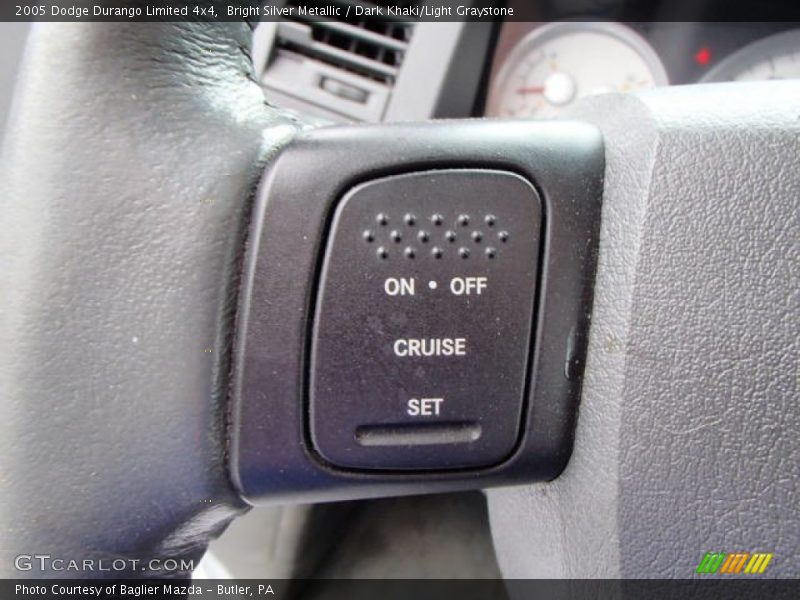 Bright Silver Metallic / Dark Khaki/Light Graystone 2005 Dodge Durango Limited 4x4