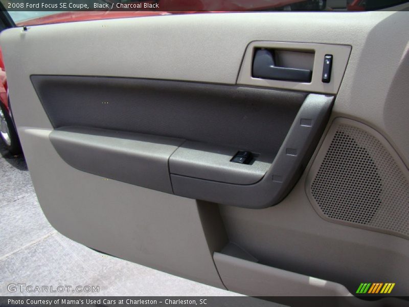Black / Charcoal Black 2008 Ford Focus SE Coupe