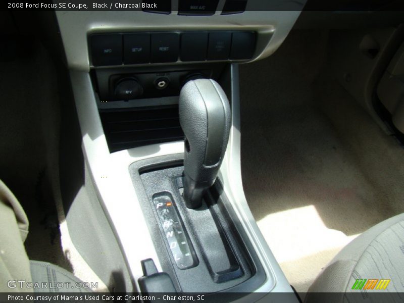 Black / Charcoal Black 2008 Ford Focus SE Coupe