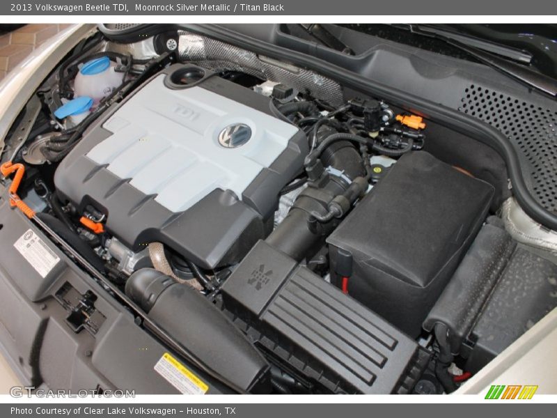 Moonrock Silver Metallic / Titan Black 2013 Volkswagen Beetle TDI