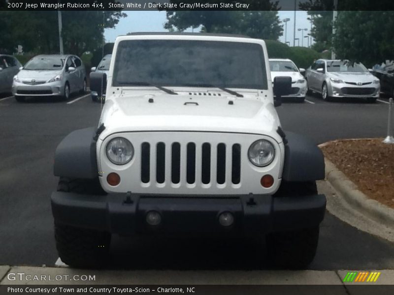 Stone White / Dark Slate Gray/Medium Slate Gray 2007 Jeep Wrangler Rubicon 4x4