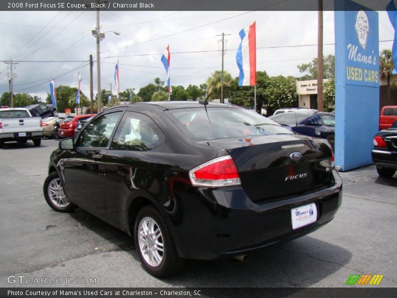 Black / Charcoal Black 2008 Ford Focus SE Coupe