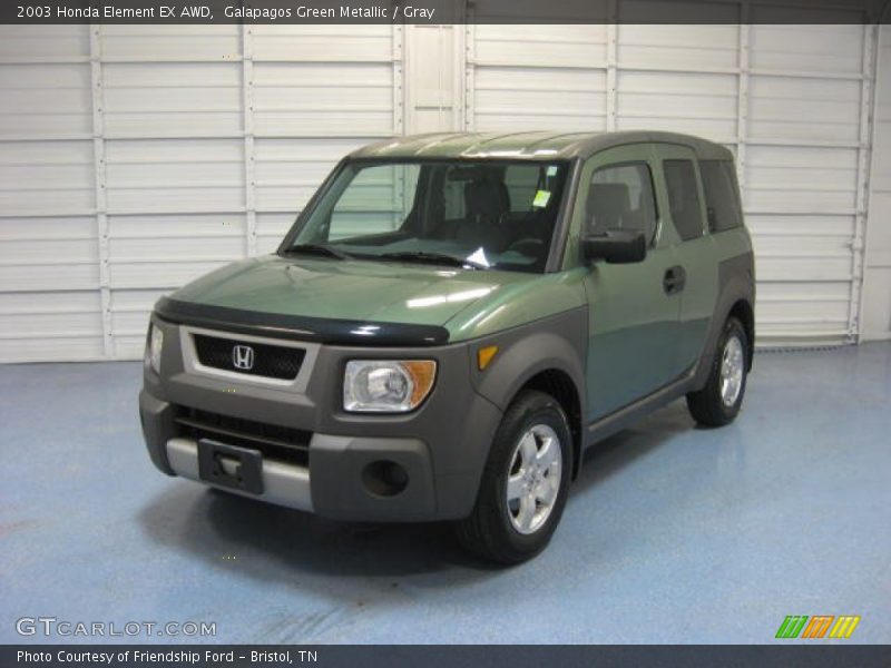 Galapagos Green Metallic / Gray 2003 Honda Element EX AWD