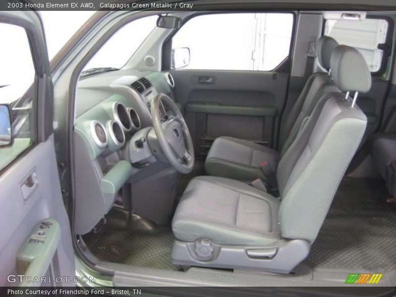 Galapagos Green Metallic / Gray 2003 Honda Element EX AWD