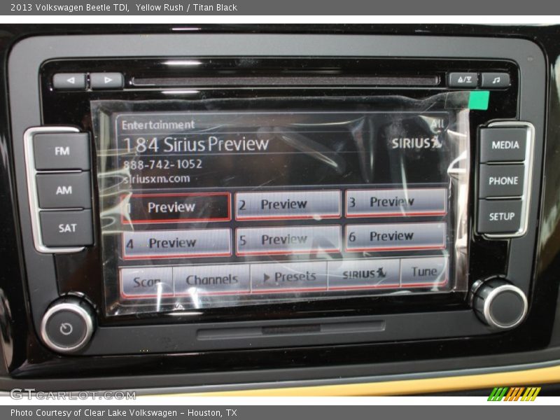 Yellow Rush / Titan Black 2013 Volkswagen Beetle TDI